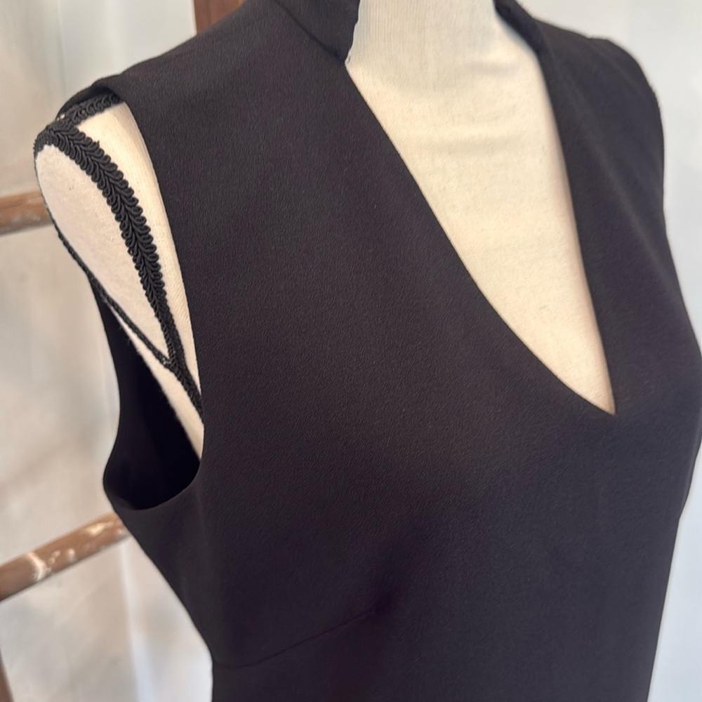 Karl Lagerfeld Black Textured Fabric